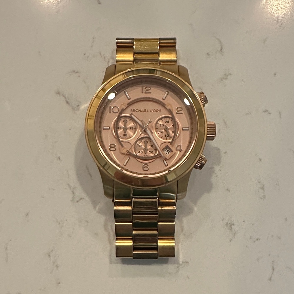 Michael Kors Two-Tone Gold Watch